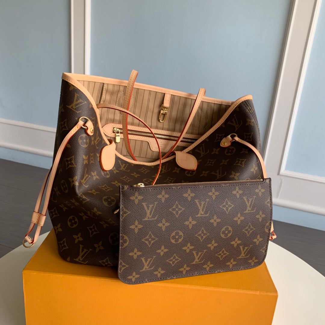 louis vuitton neverfull monogram begin inside