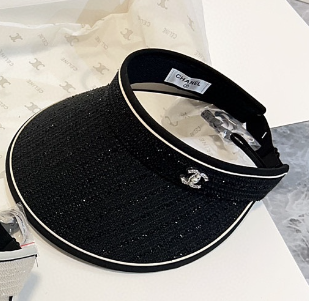 2024 Summer New Small Fragrant Wind Sequin Sunshade Hat Empty Top Hat MZA34