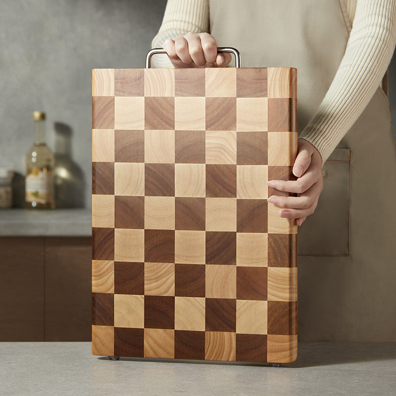 Household Wooden cutting board chopping board checkerboard chessboard damier knife board  LSD0722