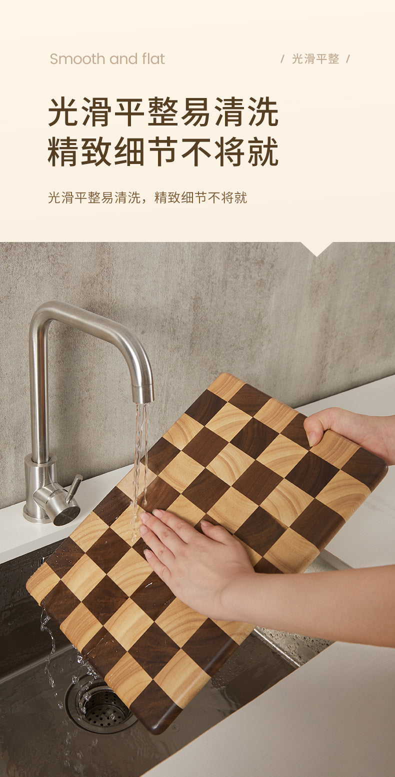 Household Wooden cutting board chopping board checkerboard chessboard damier knife board  LSD0722