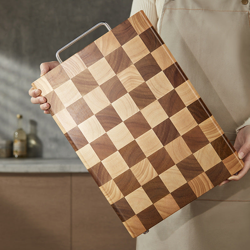 Household Wooden cutting board chopping board checkerboard chessboard damier knife board  LSD0722