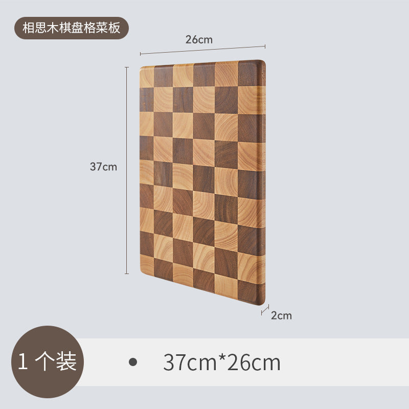 Household Wooden cutting board chopping board checkerboard chessboard damier knife board  LSD0722