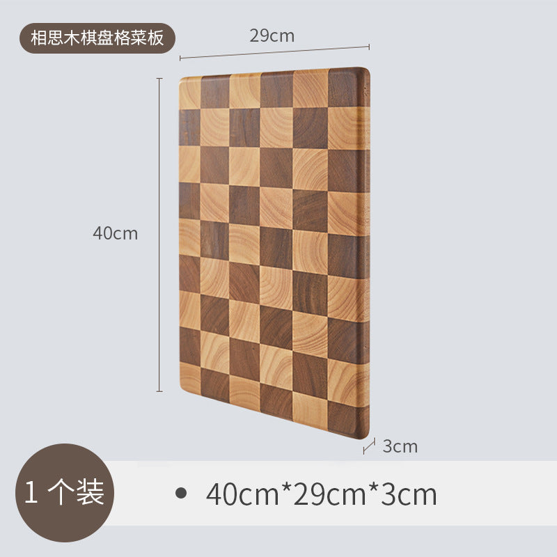 Household Wooden cutting board chopping board checkerboard chessboard damier knife board  LSD0722