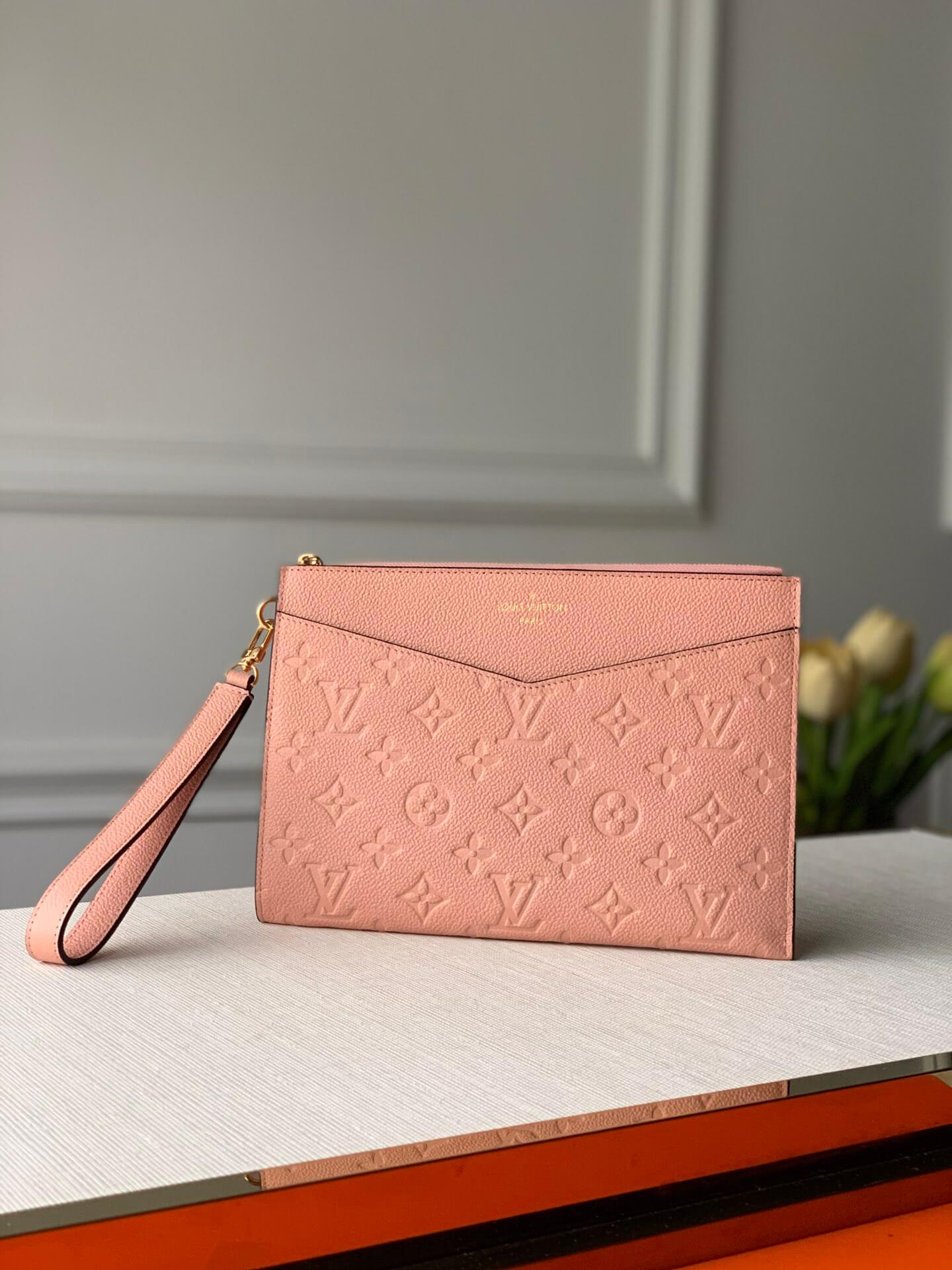 M68705 purse POCHETTE MÉLANIE MM MONOGRAM EMPREINTE pink LEATHER