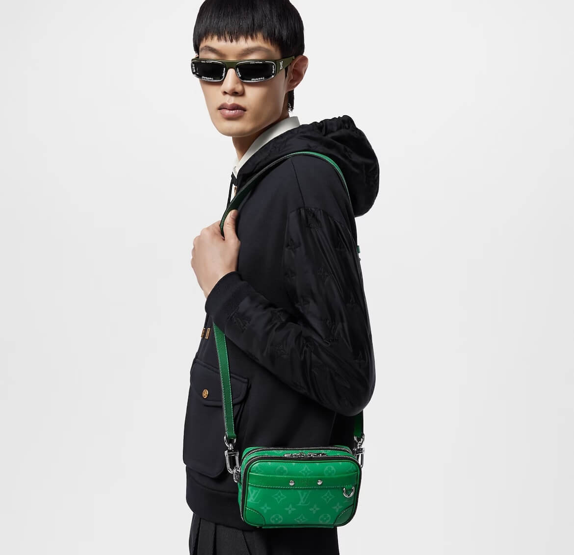 M30997 M31014 Alpha Messenger cross body bag green