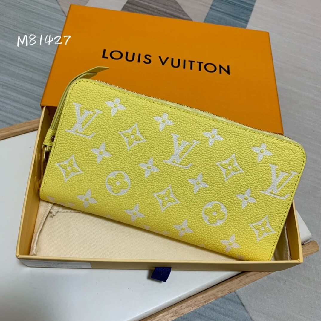 M81427 Long wallets yellow Monogram Empreinte spring in the city Free shipping