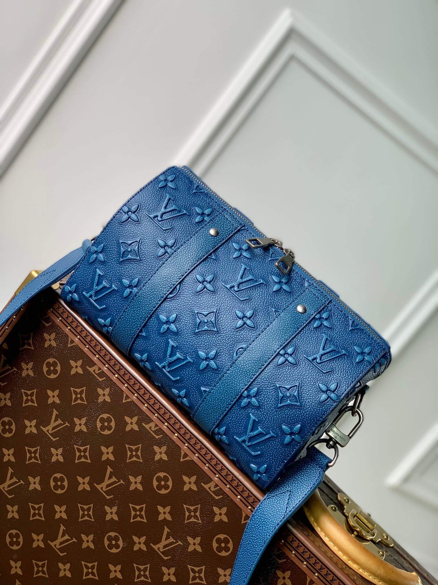 M21448 CITY KEEPALL Monogram 27CM dark blue