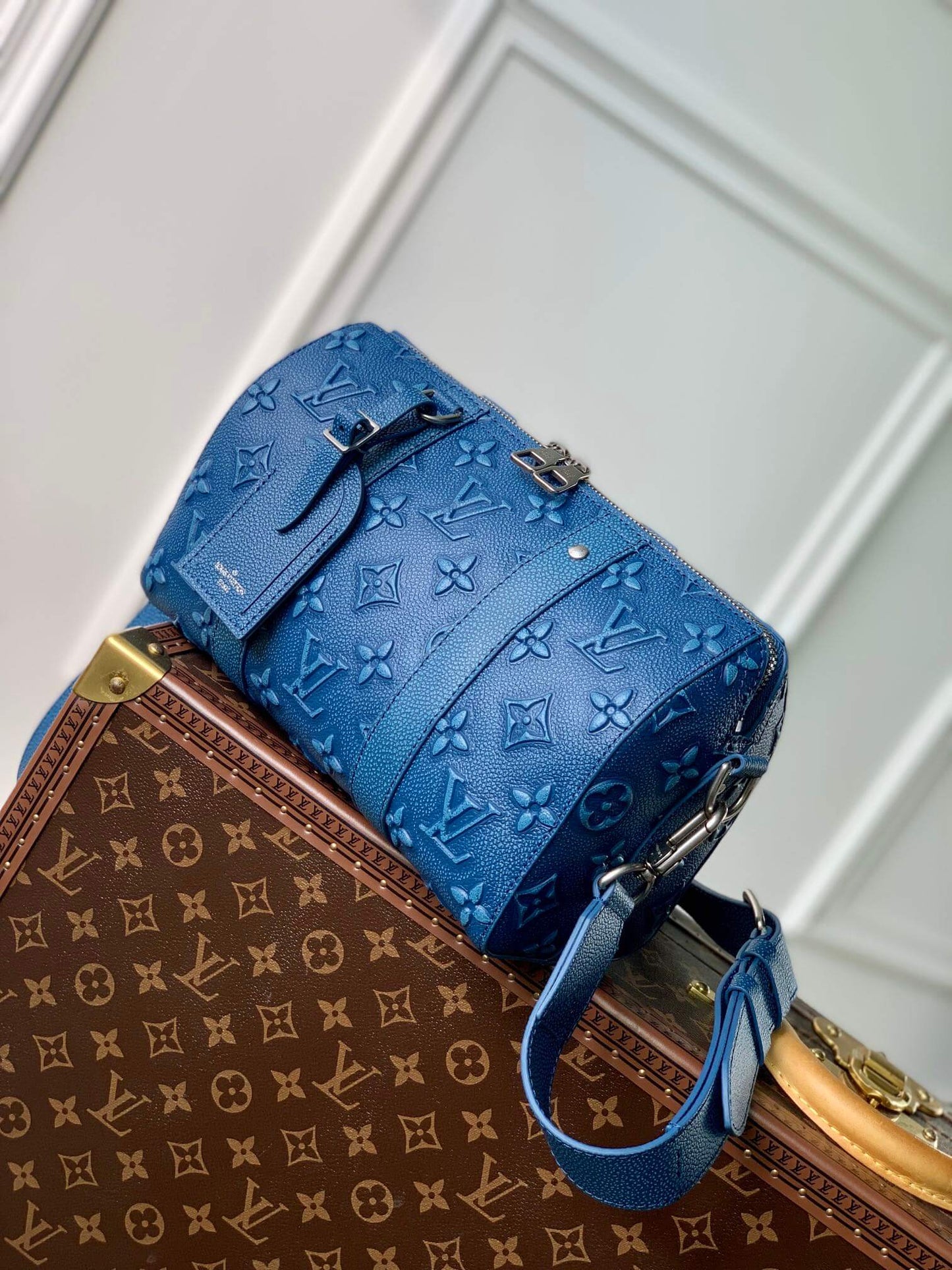 M21448 CITY KEEPALL Monogram 27CM dark blue