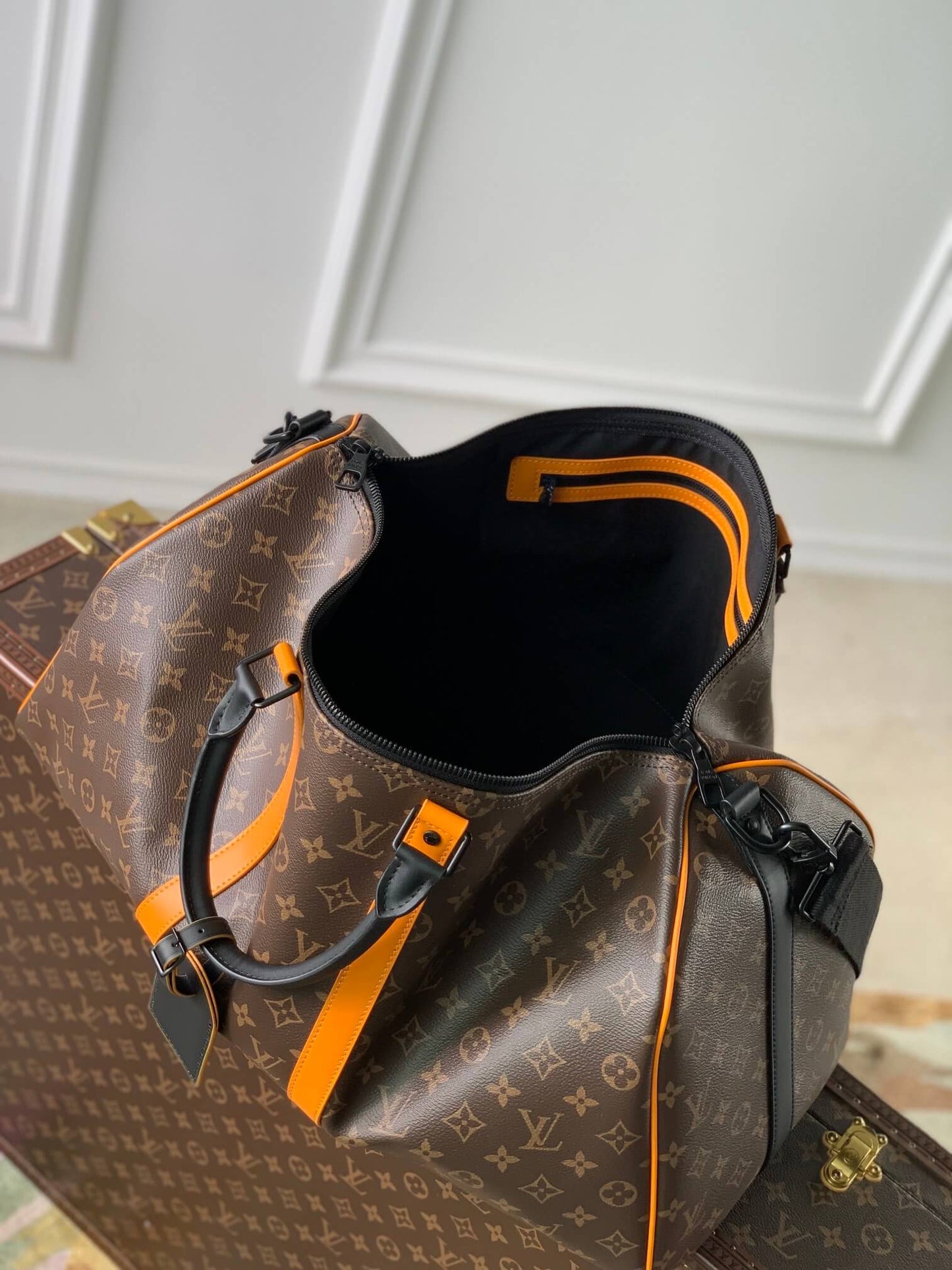 m46703 KEEPALL BANDOULIÈRE 50cm Monogram Macassar