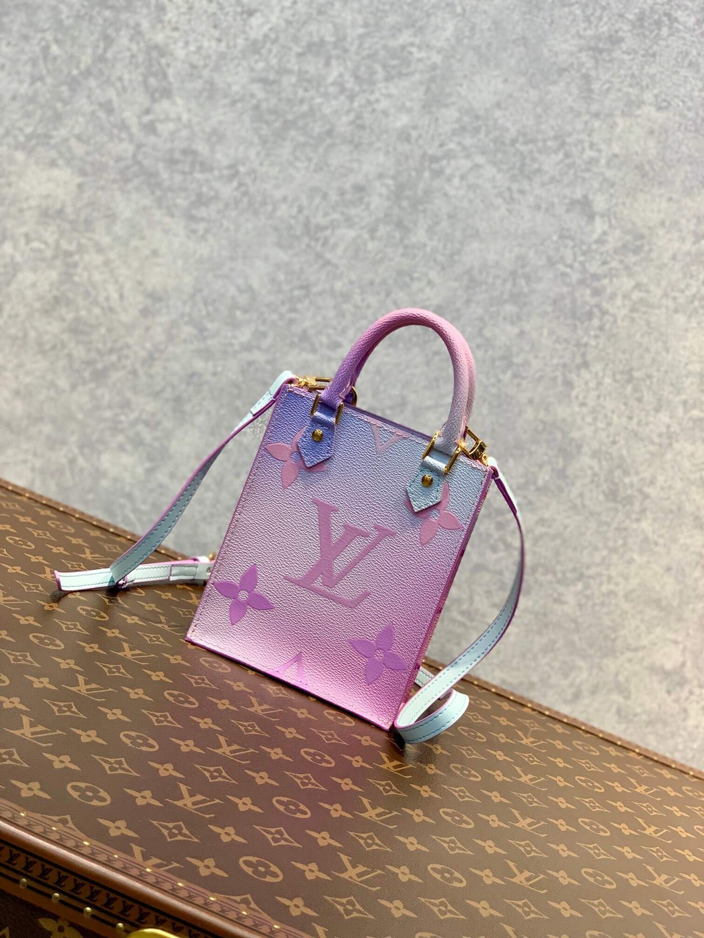 M81341 Petit Sac Plat Monogram mini 14cm purple