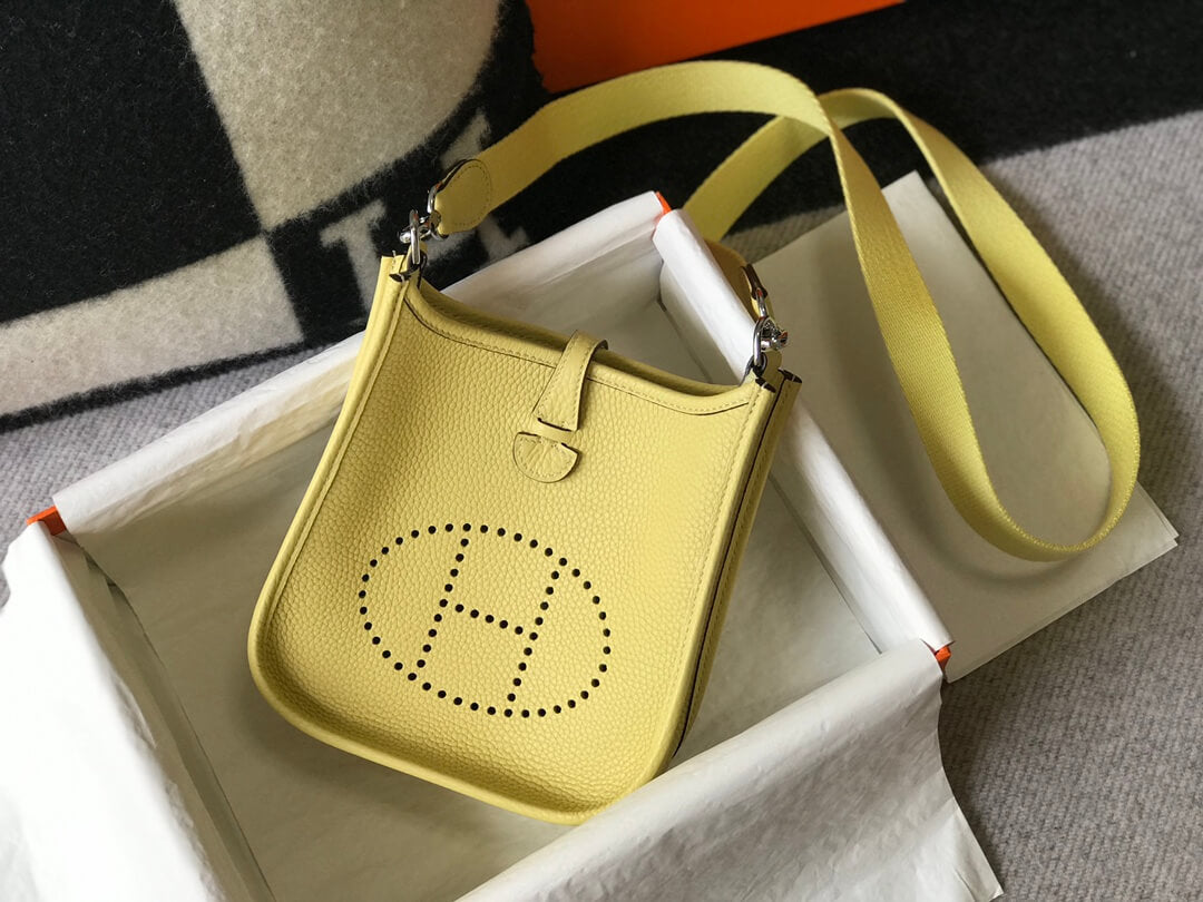 summer  color lemon yellow crossbody bag 