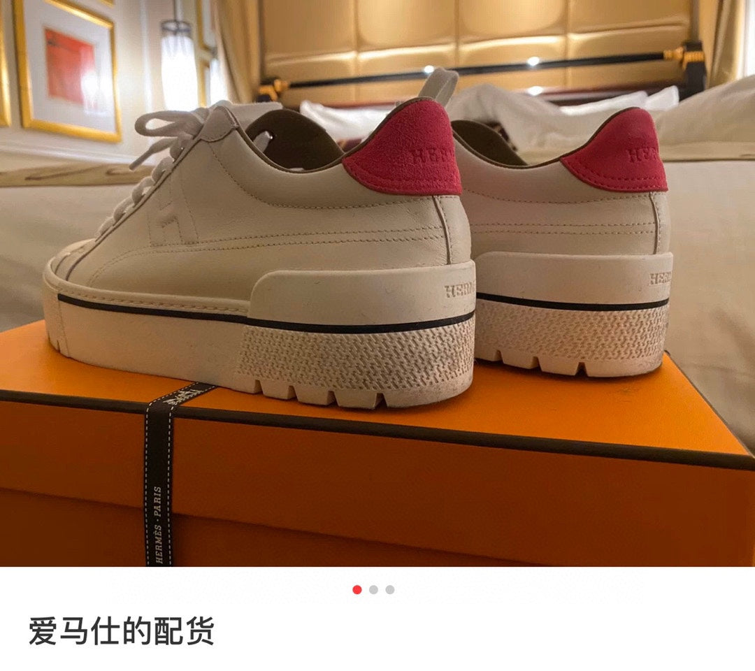 New style heel shoes 2024 seasonal breathable casual sports shoe trend XZH19