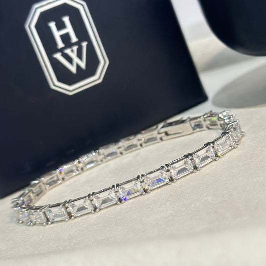 HW Square Diamond Full Diamond Bracelet SLA95