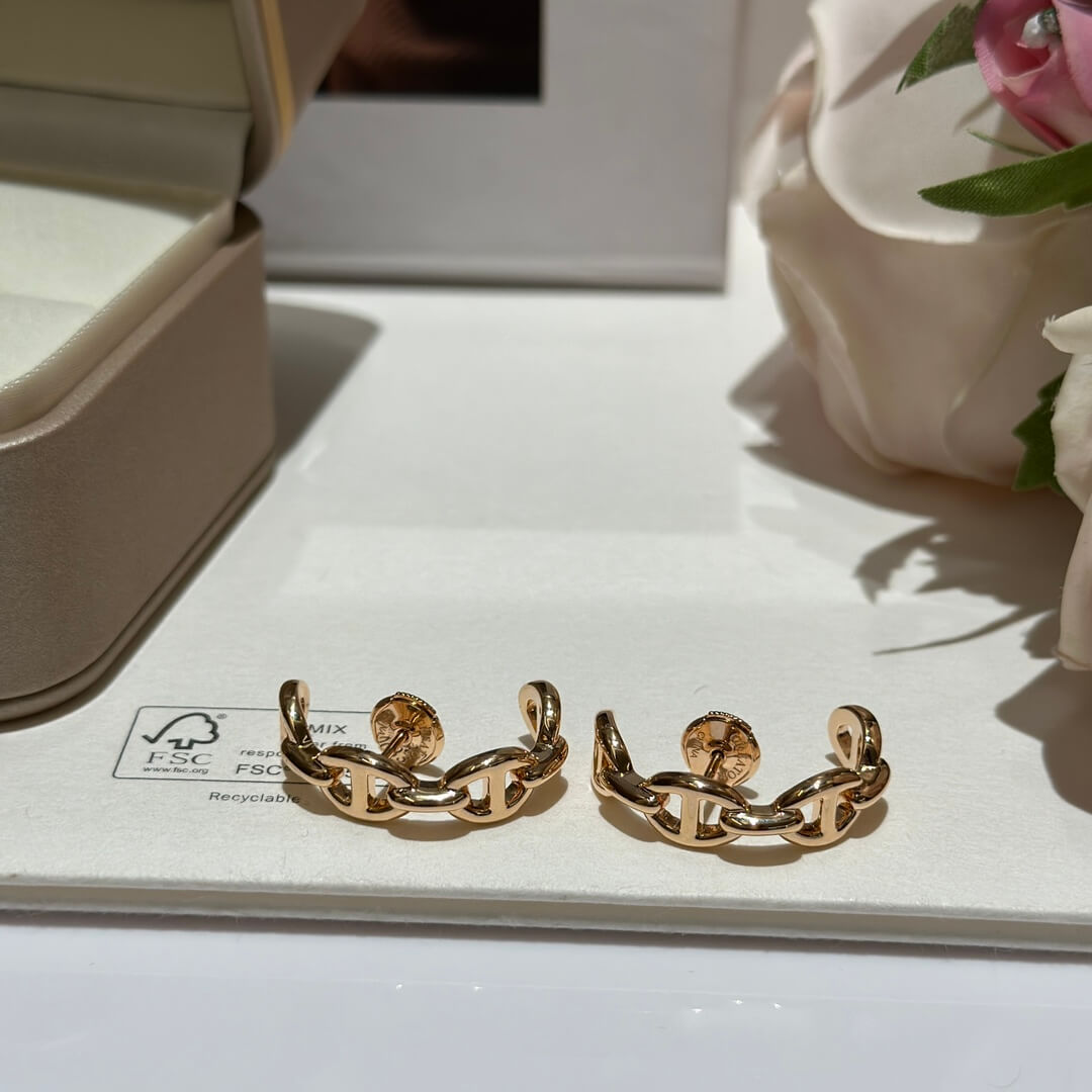 earrings Advanced casual versatile anchor chain ring EHAE122C34