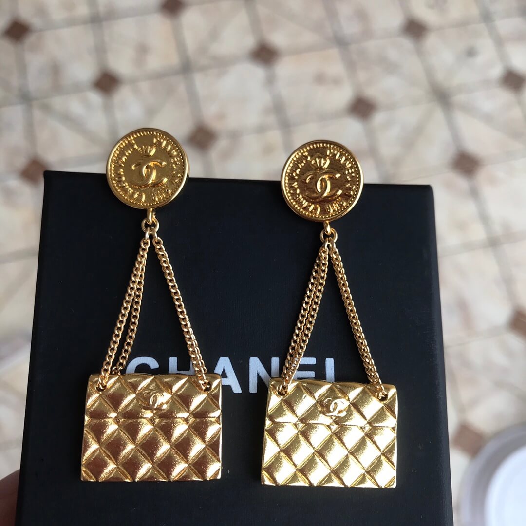 European and American fashion retro diamond bag earrings EH13168A16