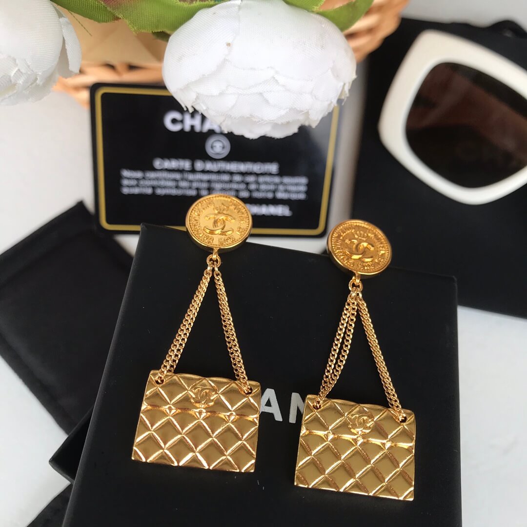 European and American fashion retro diamond bag earrings EH13168A16