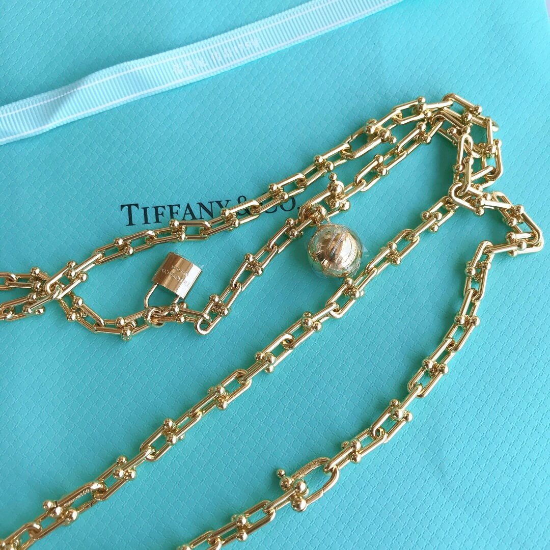 Tiffany Star Same Light Luxury Luxury Luxury Necklace XL13168A18